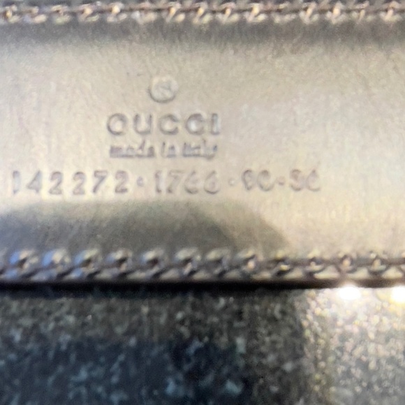 GUCCI LEATHER BELT - NEW SZ 90 CM - Picture 4 of 7